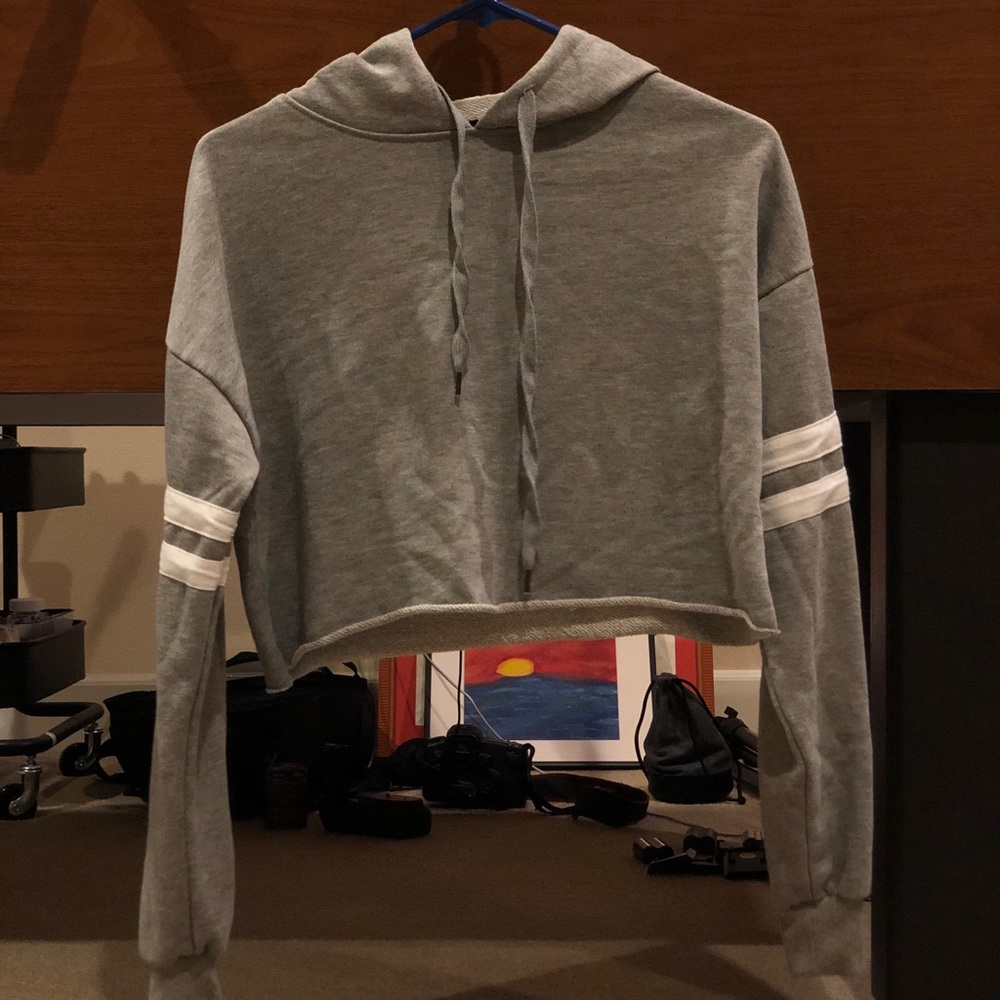 Cropped hoodie